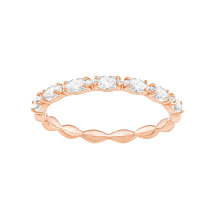 施华洛世奇 浪漫玫瑰金戒指