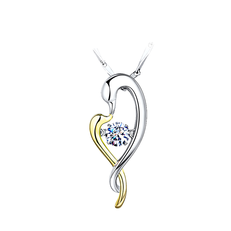 Mymiss 天鹅之吻项链