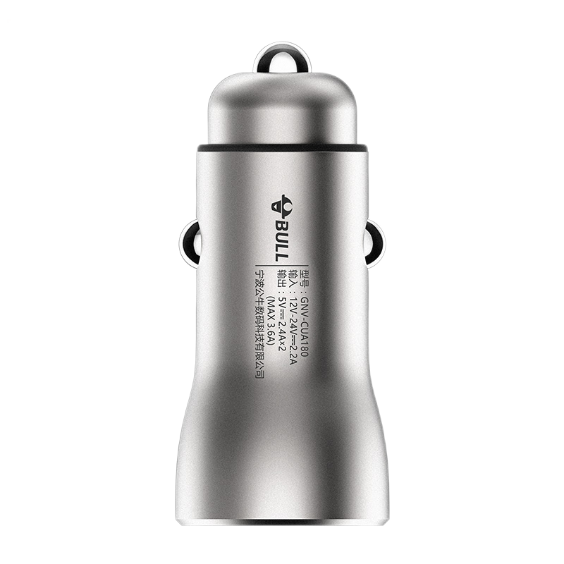 公牛 合金机身车载充电器