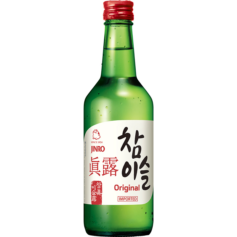 真露 韩国进口竹炭烧酒