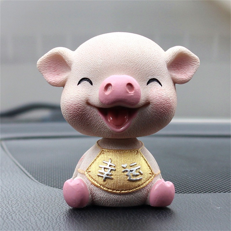 华饰 创意可爱个性摇头汽车摆件