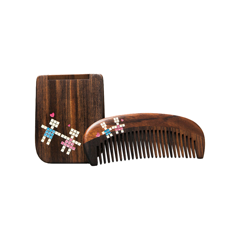 谭木匠 原木色 梳子