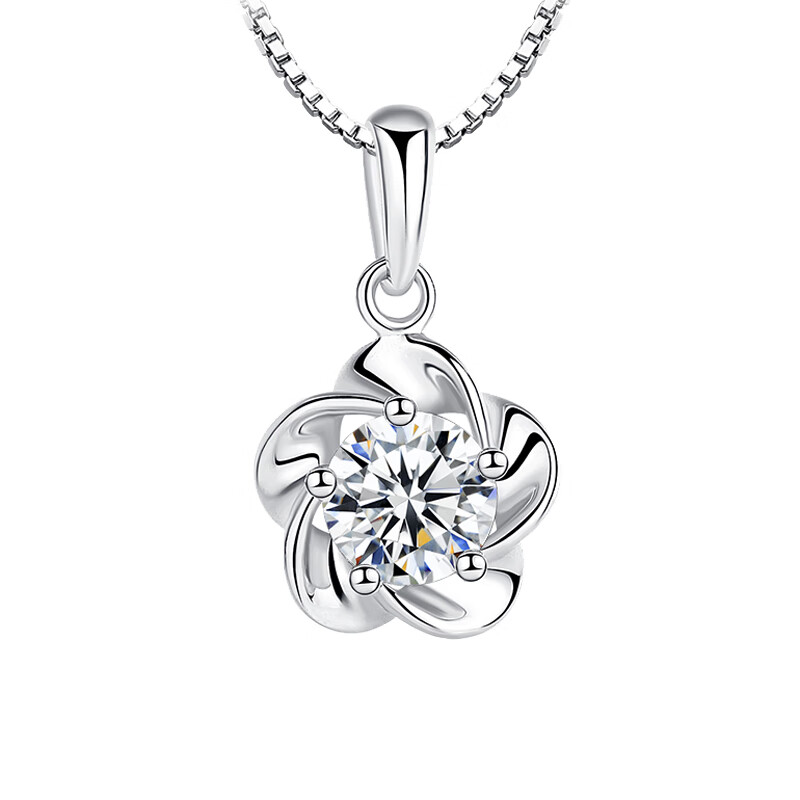 卡蒂罗 925银花朵项链