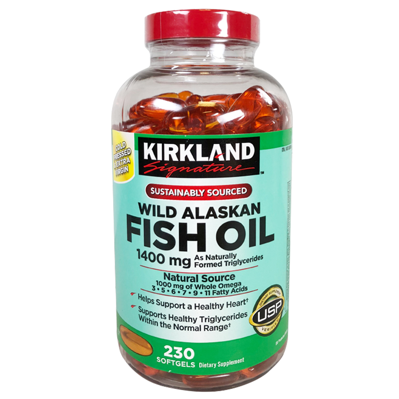 柯克兰 进口 鱼油胶囊