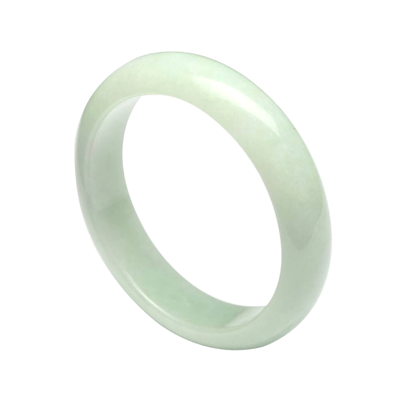 七彩云南 浅绿 翡翠手镯