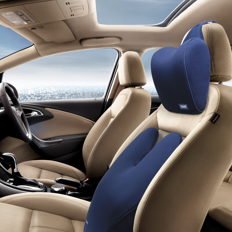 碧荷 缓解疲劳头枕腰靠