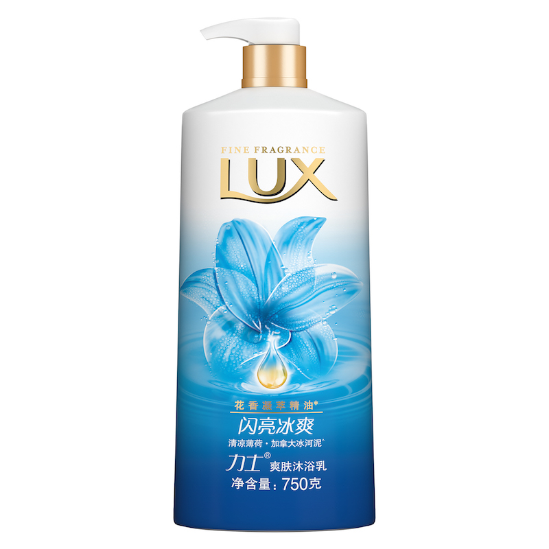 力士 闪亮冰爽香氛沐浴露