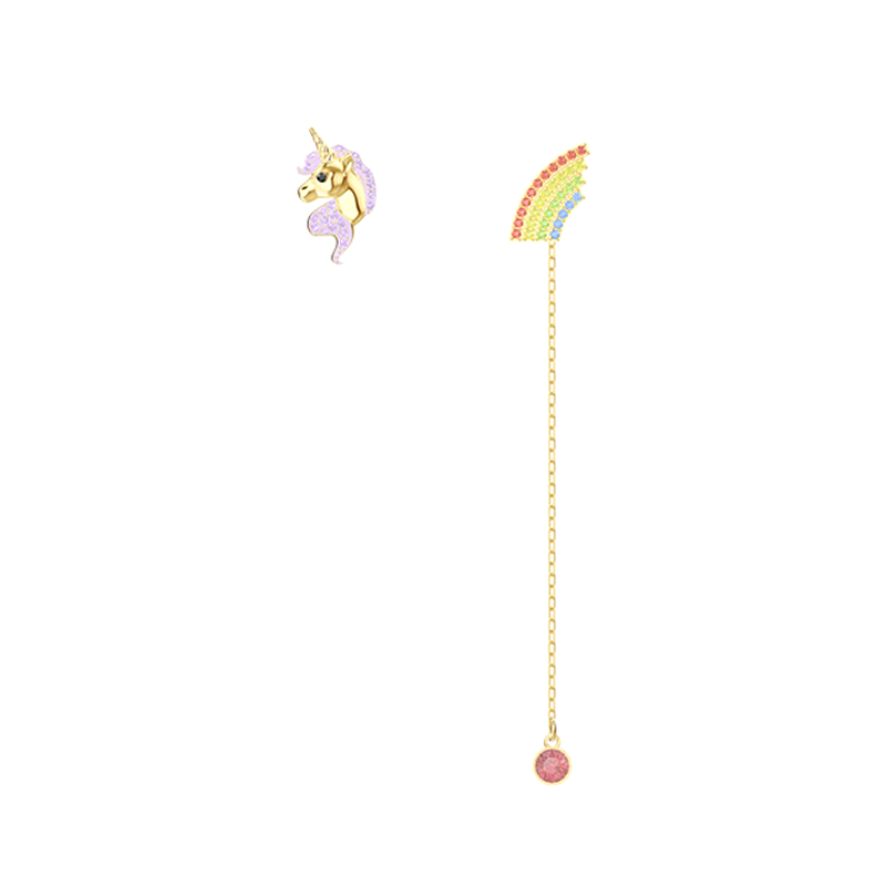 施华洛世奇 独角兽彩虹耳饰