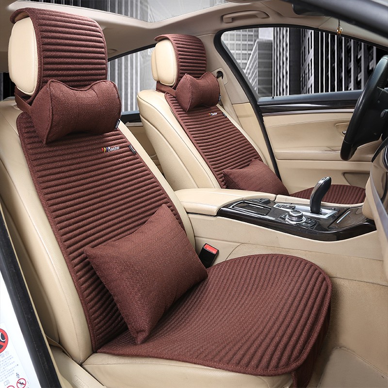 卡罗芮纳 四季通用咖啡色座垫