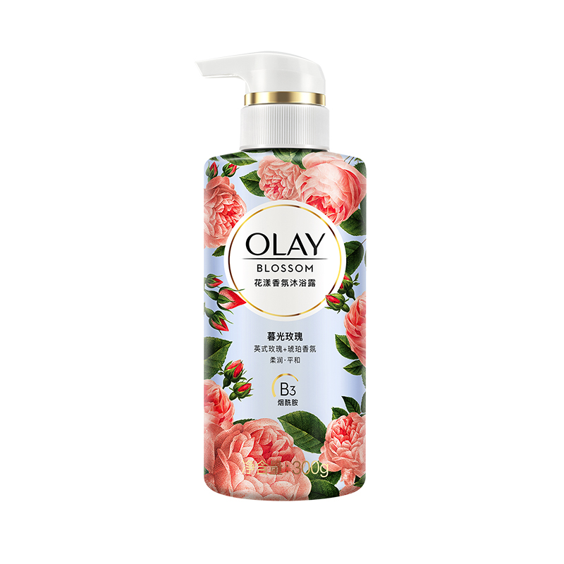OLAY 暮光玫瑰小花瓶沐浴露