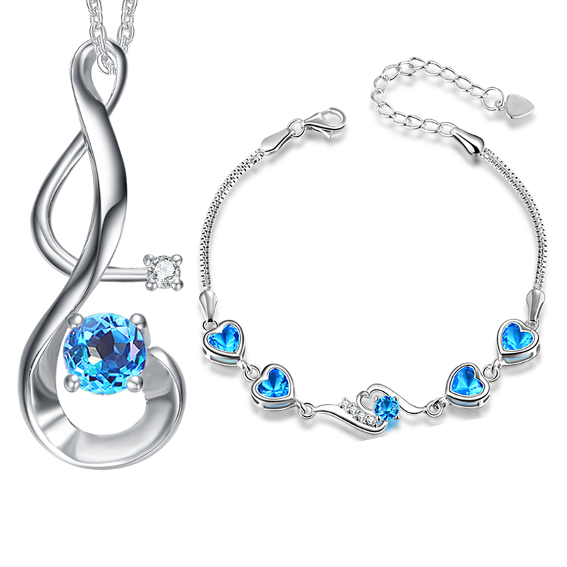 洛岚卡925银托帕石项链