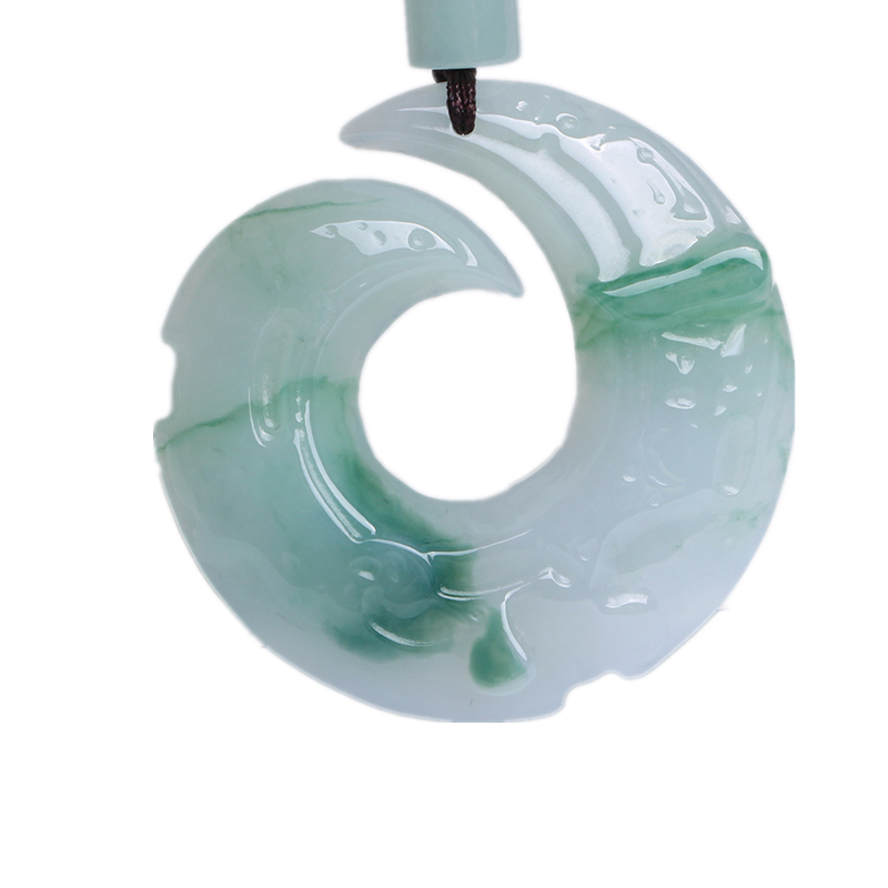 玉友 冰糯种翡翠吊坠