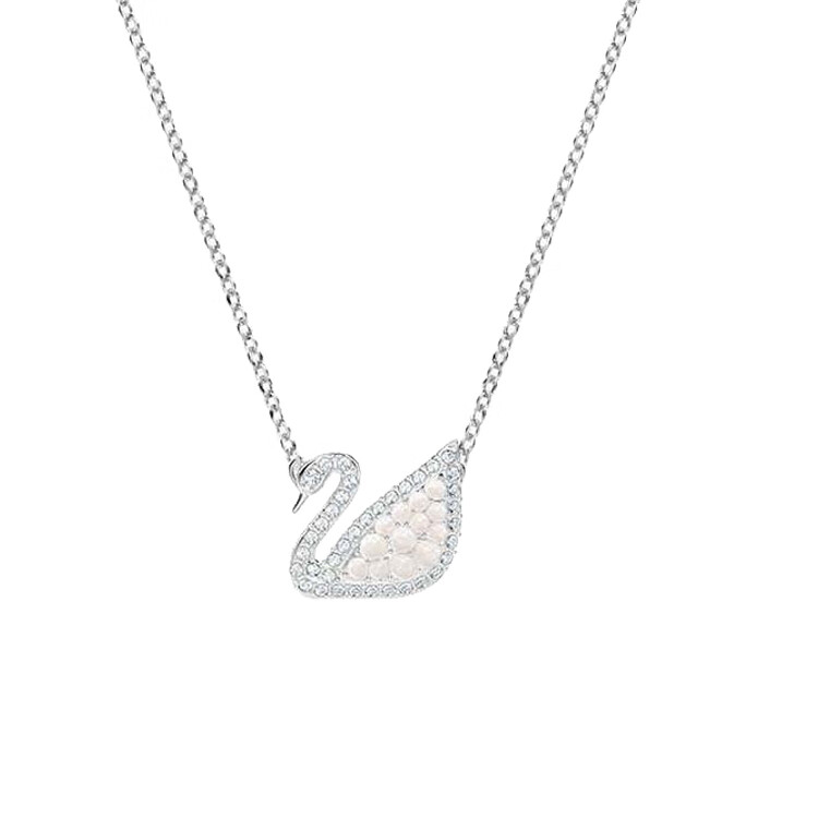 施华洛世奇 珠光天鹅项链