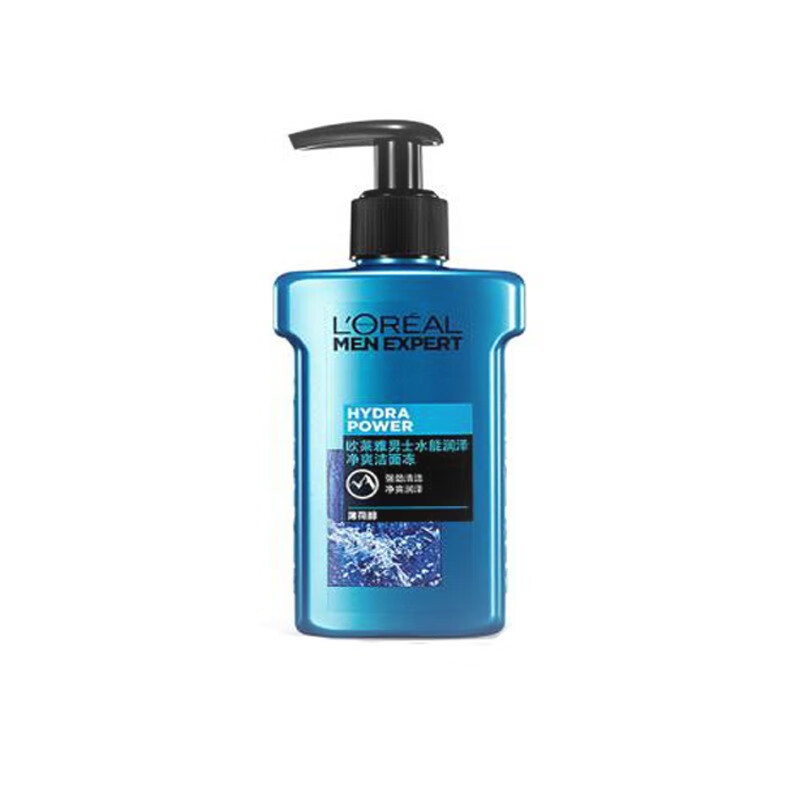 欧莱雅男士水能润泽净爽洗面奶