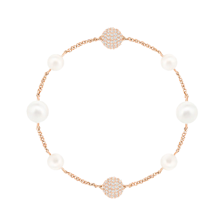 施华洛世奇 柔美玫瑰金色手链