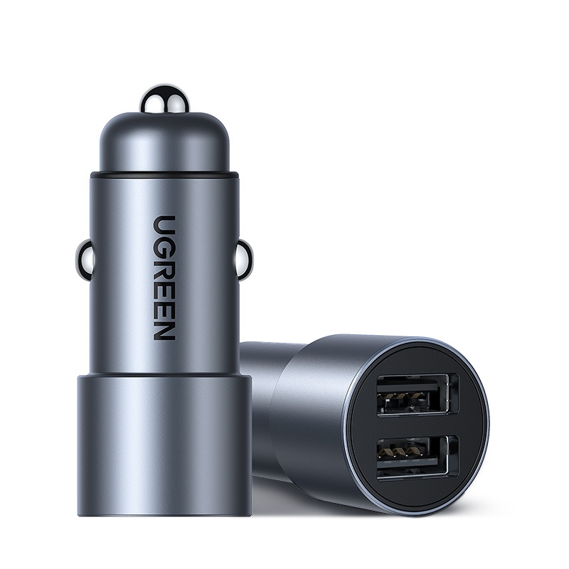 绿联插头拓展车载充电器