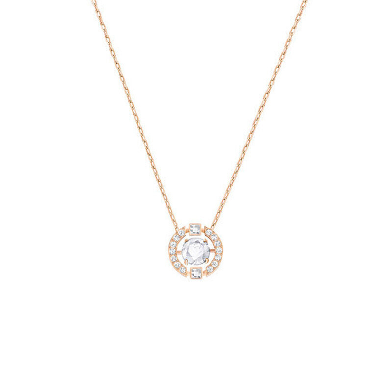 施华洛世奇耀动的心项链