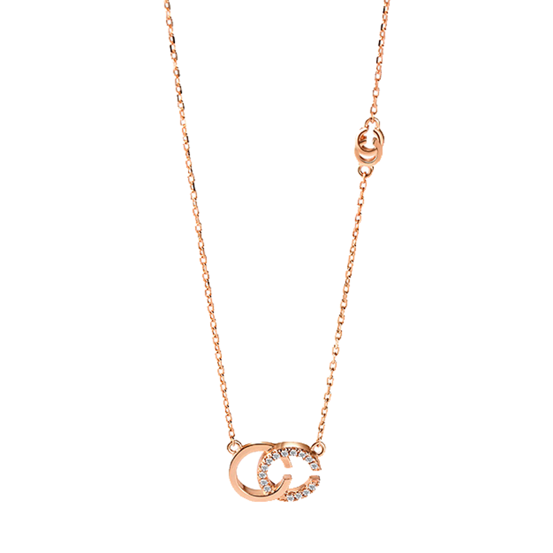 T400 双C字母 项链