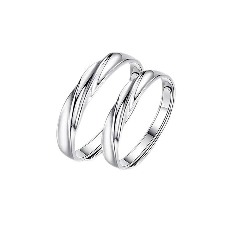 KADER简约开口情侣戒指