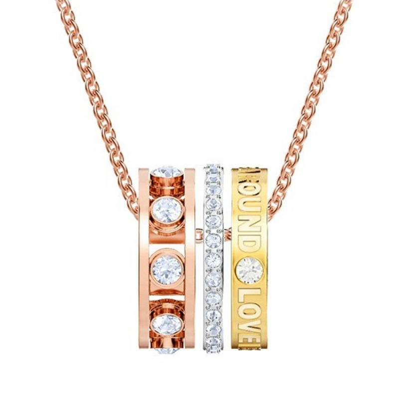 施华洛世奇挚爱流转锁骨链