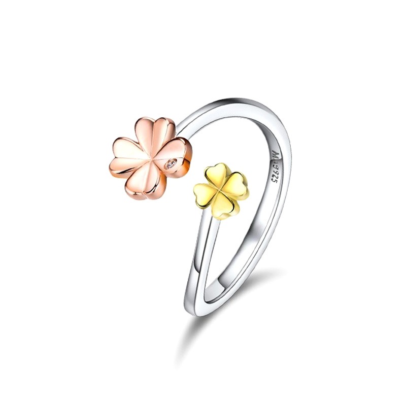 Mymiss 四叶草亮丽戒指