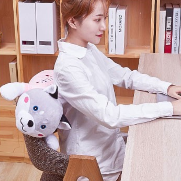 虎式飞跃 创意毛绒按摩公仔