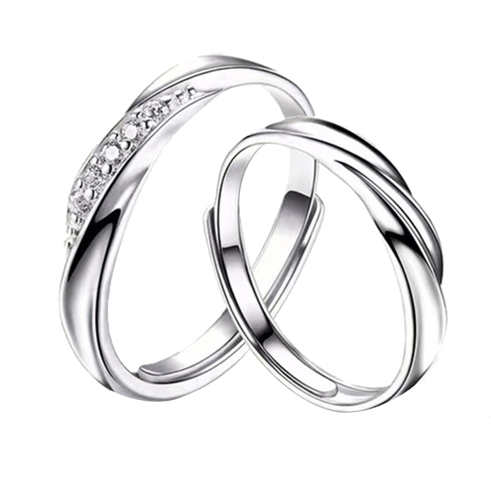 VIGG 纯银锆石戒指