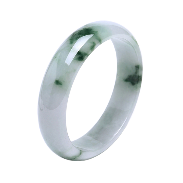 净心石 飘花 翡翠手镯