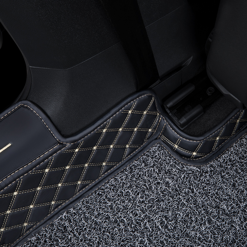 指南针 双层丝圈 防滑脚垫