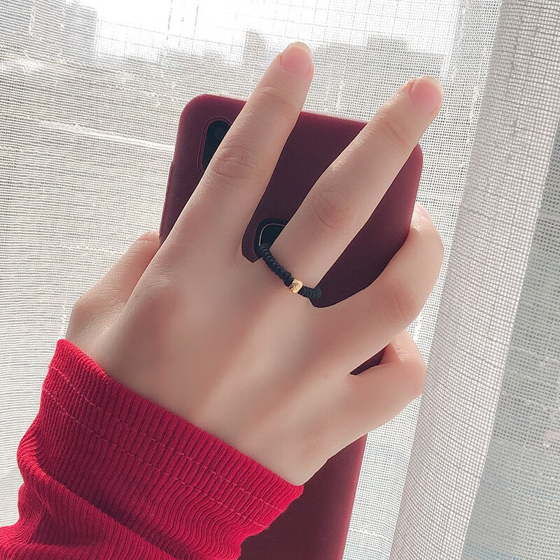 沫兰转运珠编织戒指