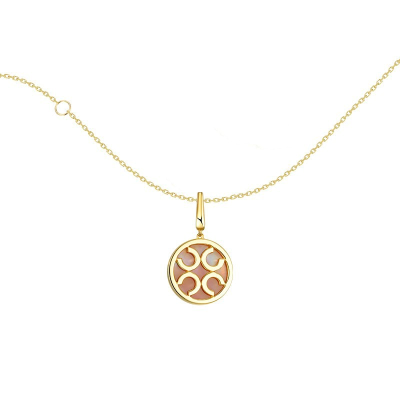 OrangeCube马蹄锁骨链