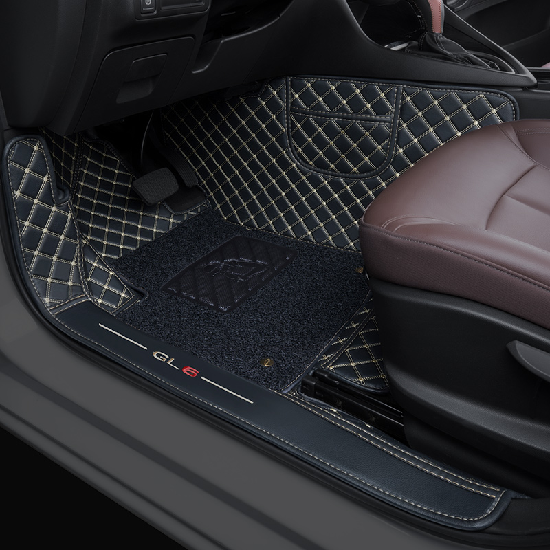 指南针 环保耐磨 汽车脚垫