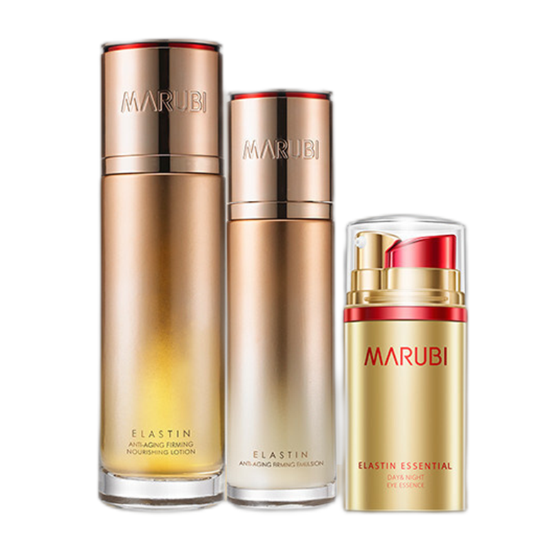 丸美 弹力蛋白紧致水乳套装