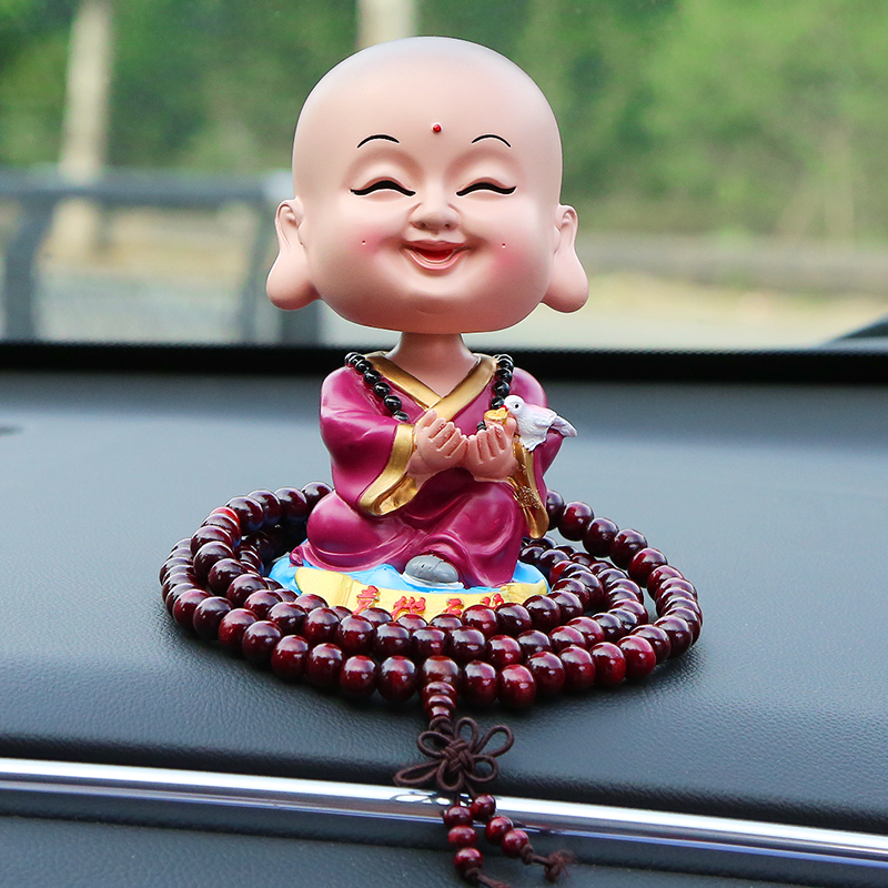 毕亚兹摇头小和尚汽车摆件