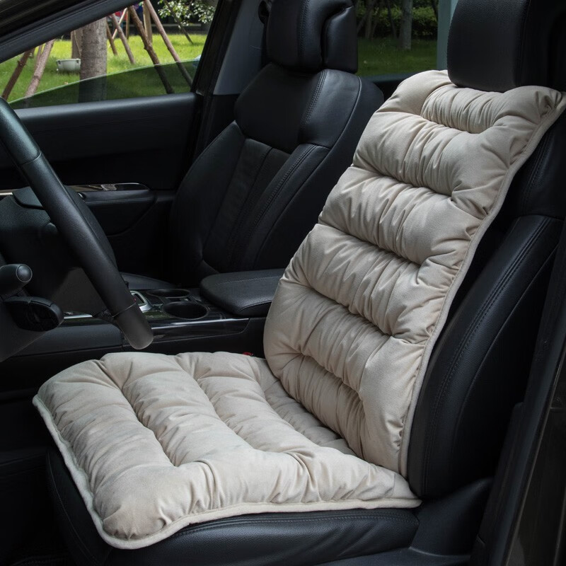 ALIBOBO 毛绒充棉座垫