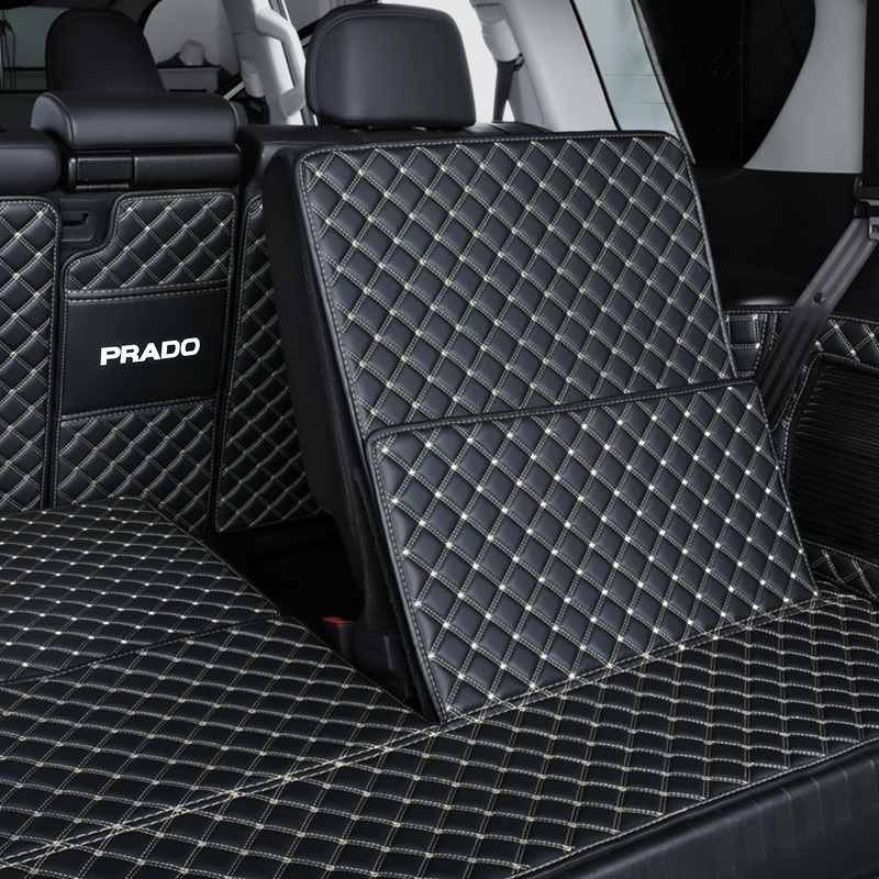 凌航 七座黑米色后备箱垫