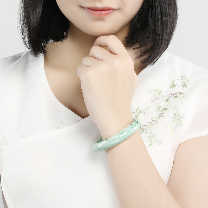 凤禧 飘绿玉石翡翠手镯