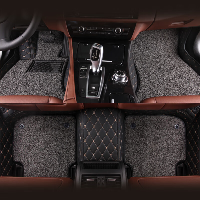 锦天 双层全包围丝圈汽车脚垫