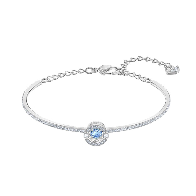 施华洛世奇 蓝色仿水晶石手链