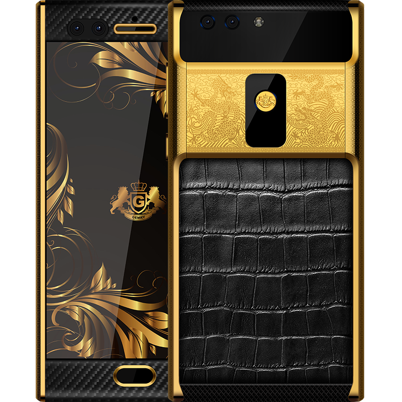 詹姆士 鳄鱼纹祥龙版商务手机