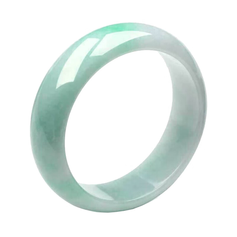 艾选潮品 耐戴圆形翡翠手镯