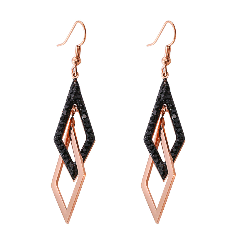 伊黛儿 几何镂空耳饰