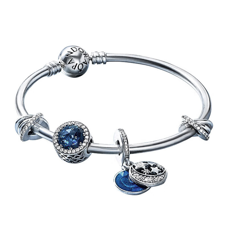 潘多拉 蓝色海洋之心 手镯