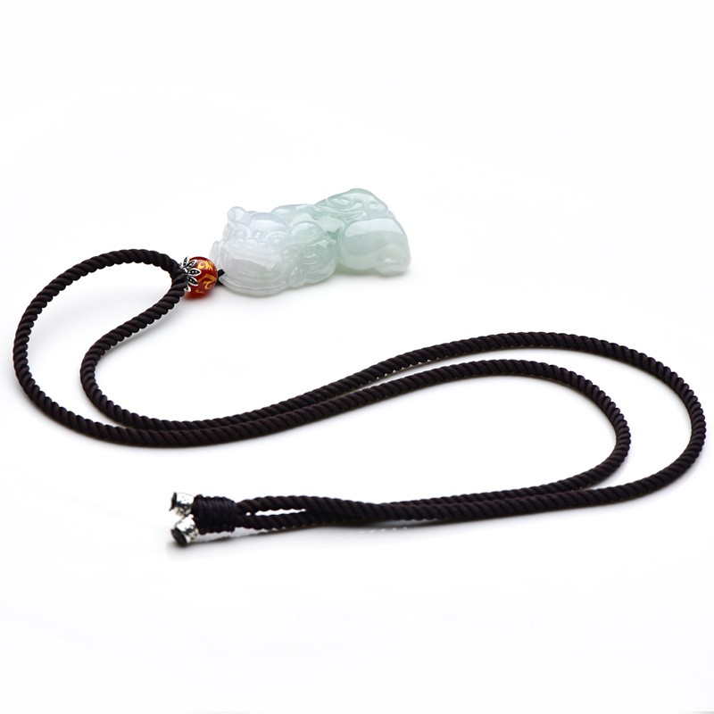 千载一玉冰飘花翡翠吊坠