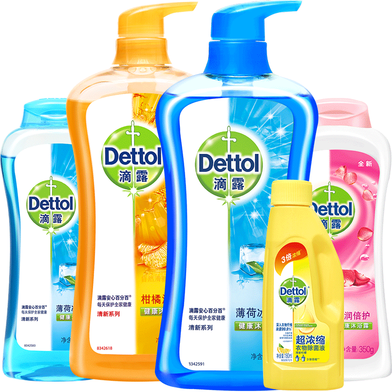 滴露 持久清新沐浴露