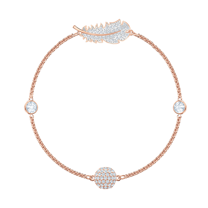 施华洛世奇 耐戴羽毛手链