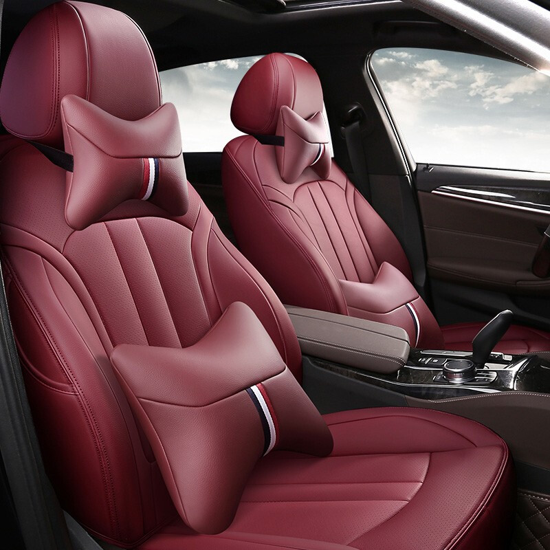 梦选 真皮全包 汽车座垫