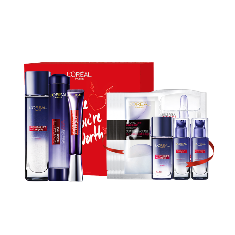 欧莱雅 弹润淡纹 护肤套装