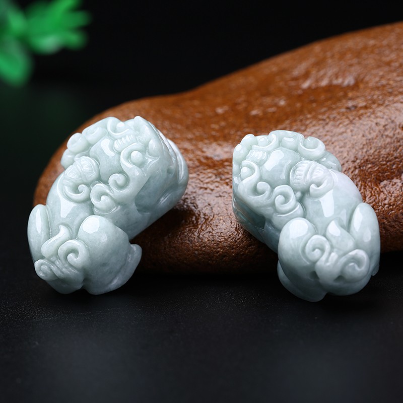 印象眸 立体貔貅翡翠吊坠