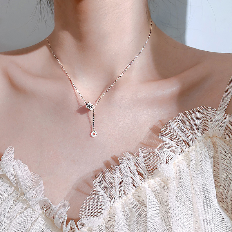 YYEU 圆柱小蛮腰锁骨链